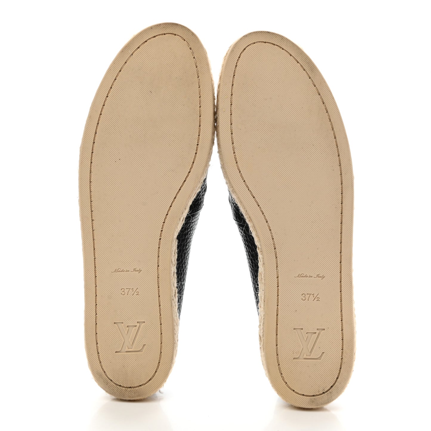 Calfskin Tropical Bloom Espadrille Flat 37.5 Black