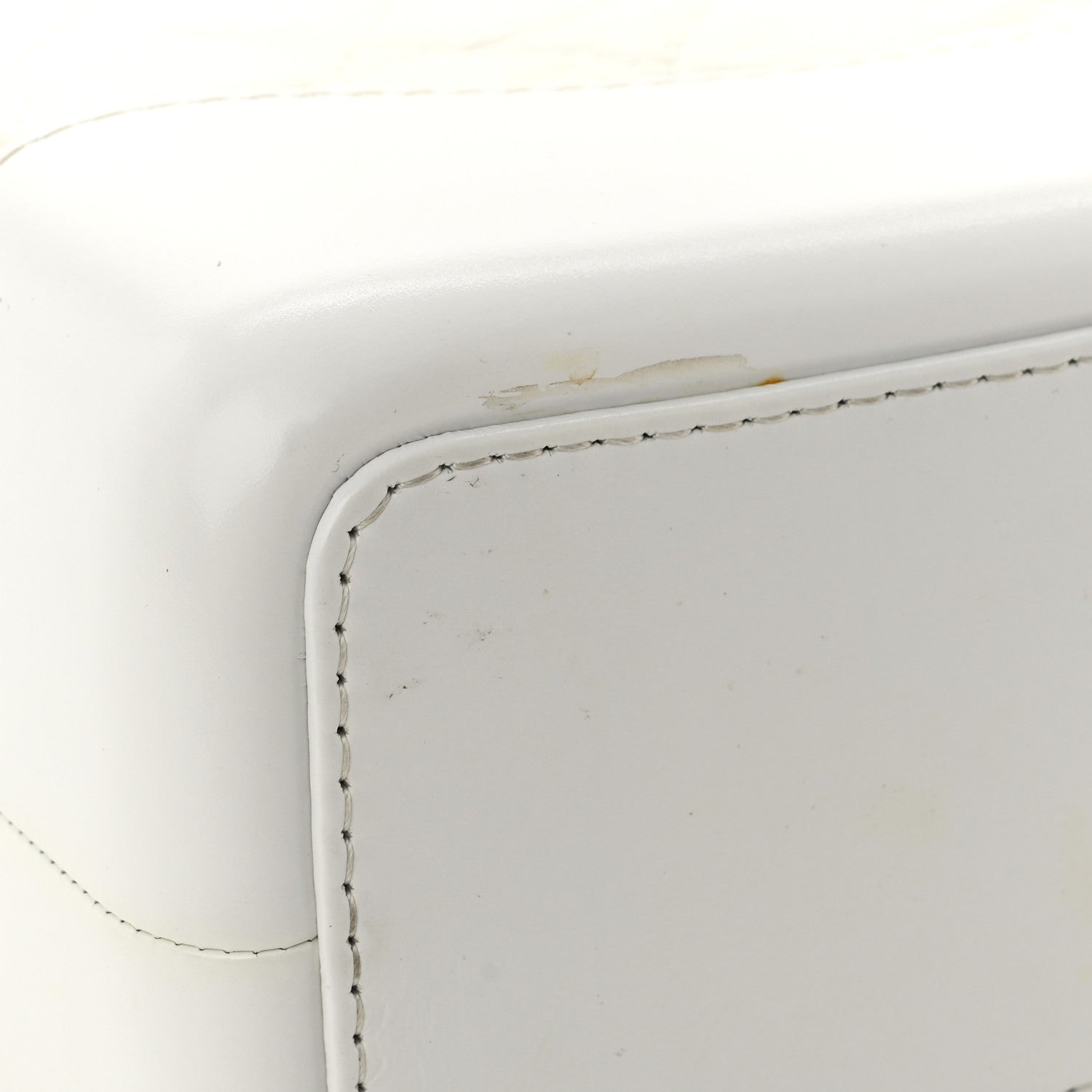 Chanel Aged Calfskin Quilted Small Gabrielle Backpack White 12 of 13