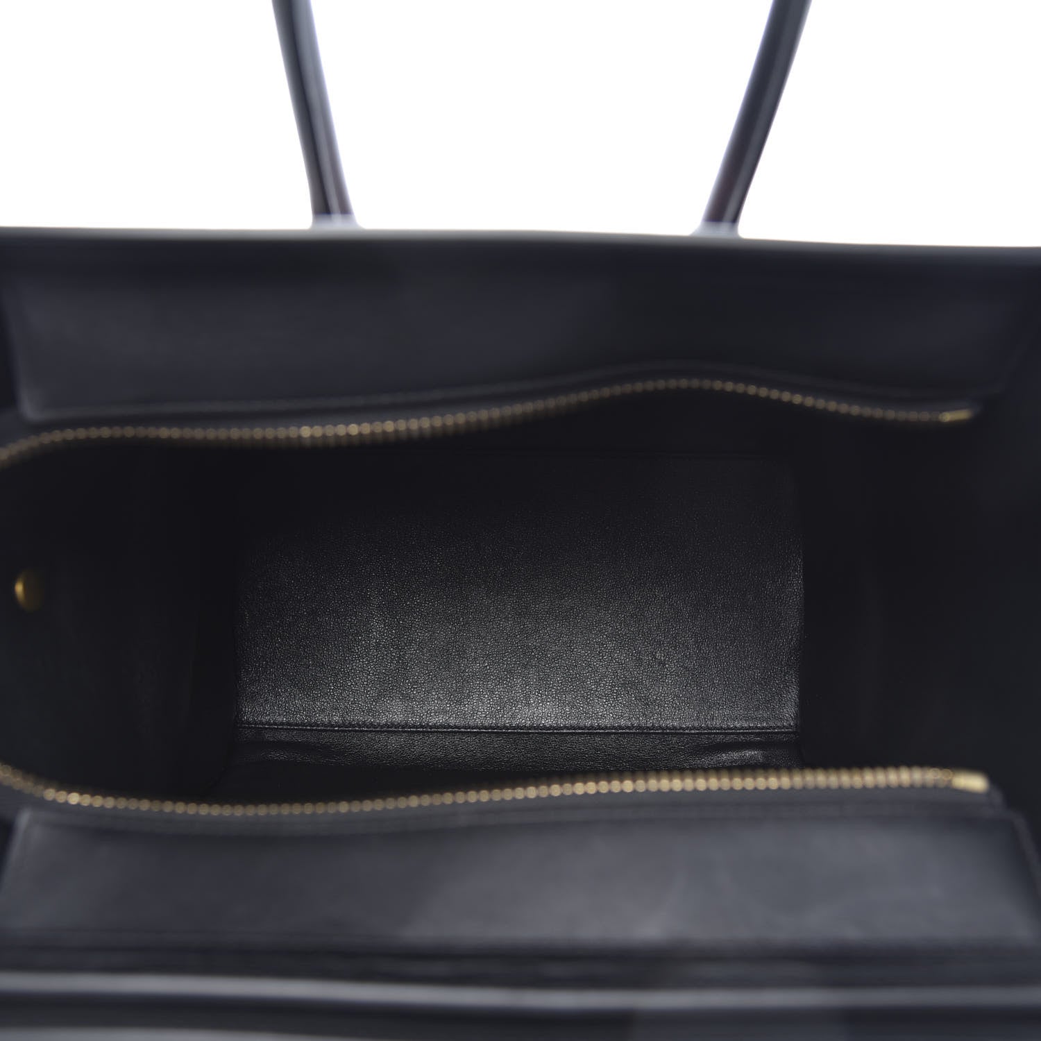 Celine Smooth Calfskin Tweed Micro Luggage Black Scarlet 5 of 12