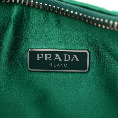 Prada Satin Crystal Re-Edition 2005 Shoulder Bag Mango 5 of 9