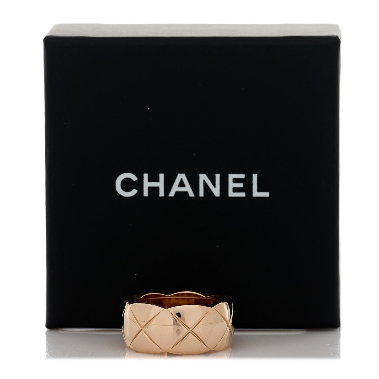 18K Beige Gold Small Coco Crush Ring 60 9