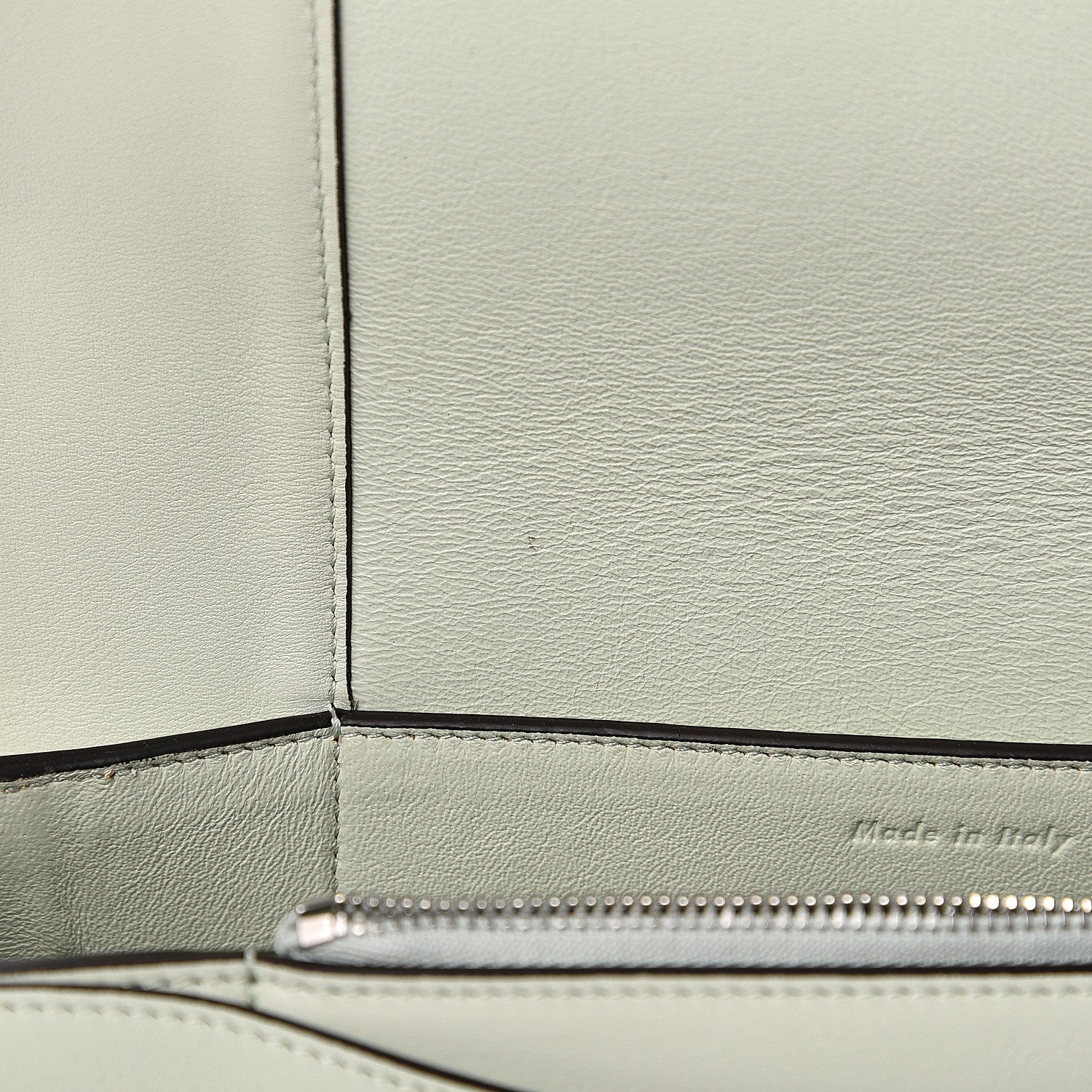 Celine Shiny Smooth Calfskin Medium Frame Shoulder Bag Pastel Green Pop Red 6 of 9