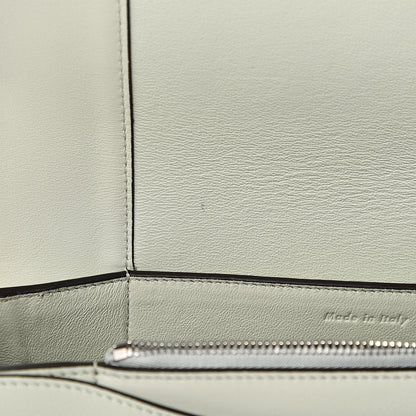 Celine Shiny Smooth Calfskin Medium Frame Shoulder Bag Pastel Green Pop Red 6 of 9
