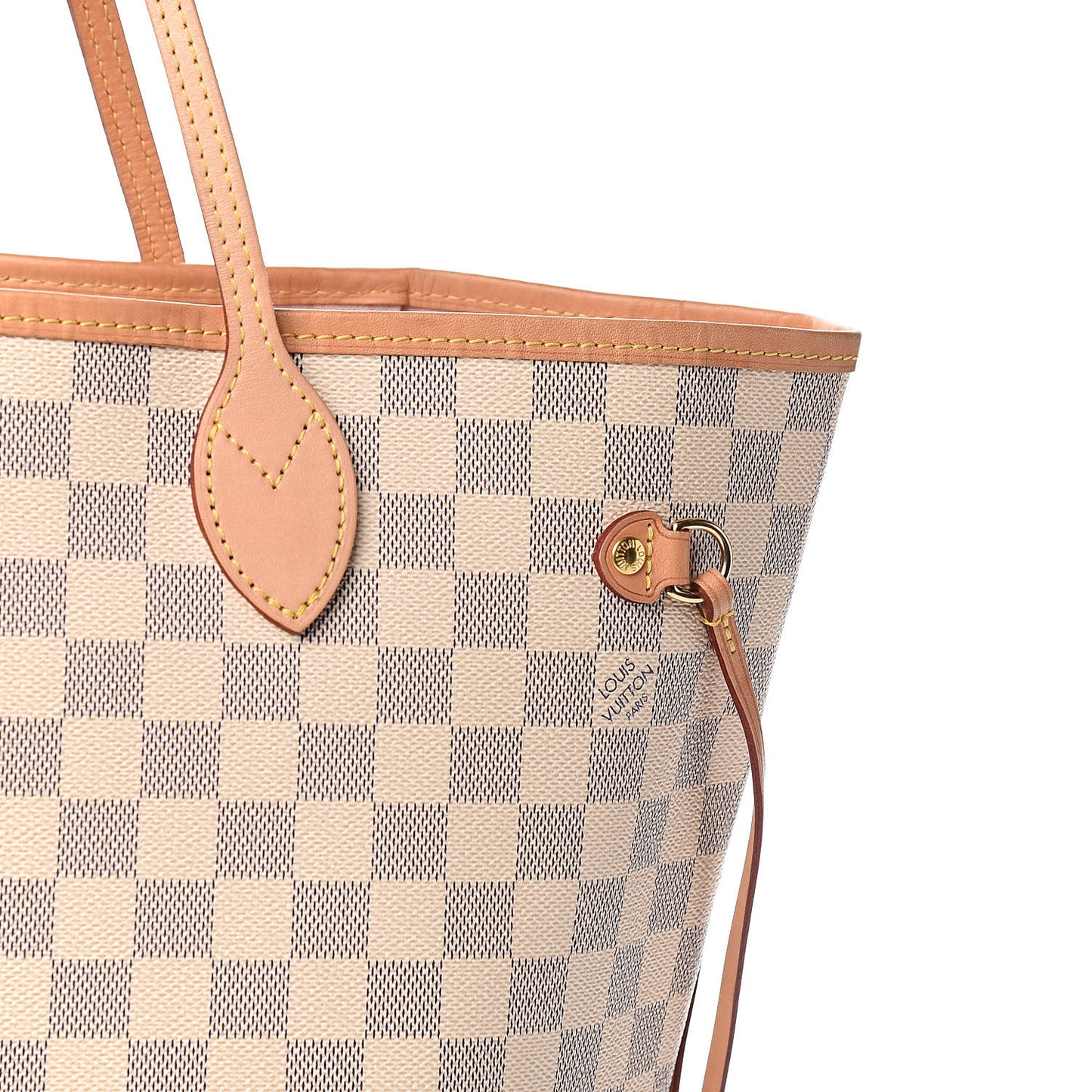 Damier Azur Neo Neverfull MM Rose Ballerine