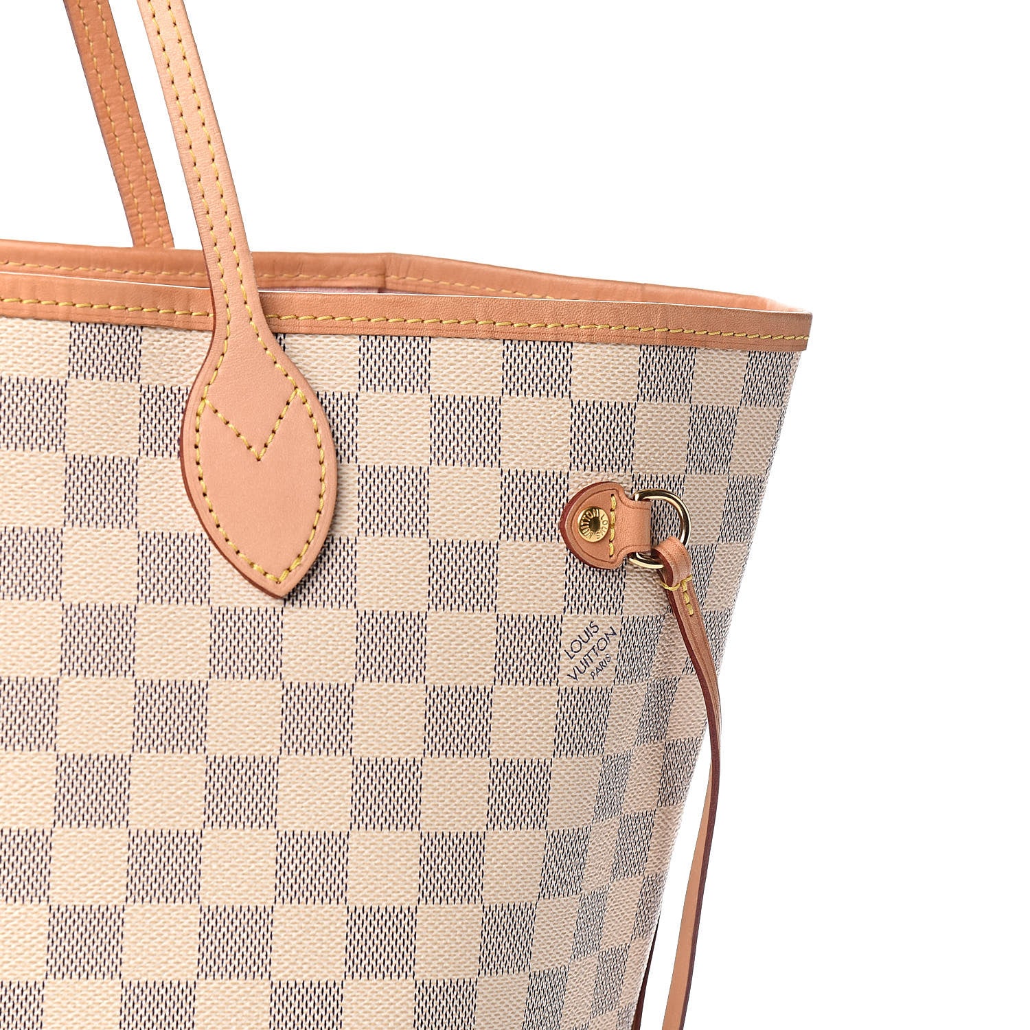 Louis Vuitton Damier Azur Neo Neverfull MM Rose Ballerine 10 of 15
