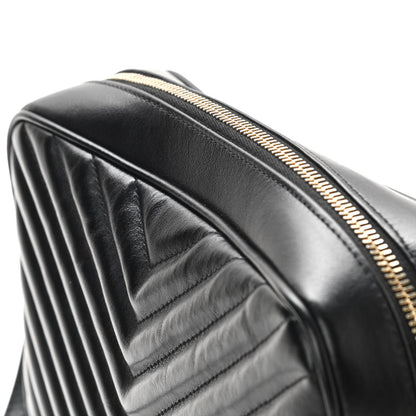 Saint Laurent Calfskin Matelasse Monogram Lou Camera Bag Black 11 of 12