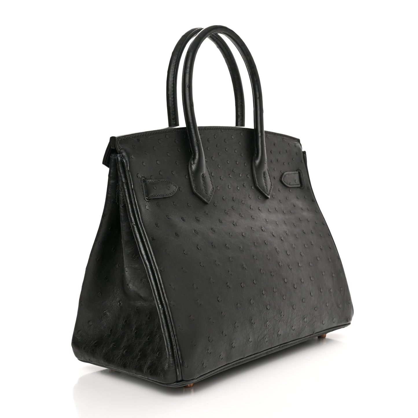 Ostrich Birkin 30 Black