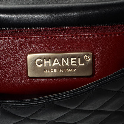 Chanel Lambskin Medium Westminster Pearl Flap Black 6 of 8
