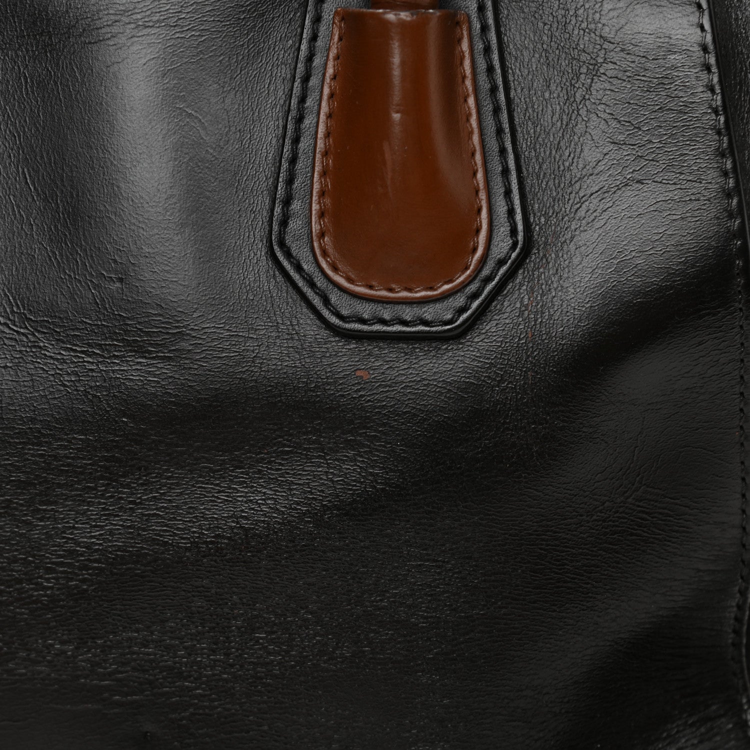 Givenchy Calfskin Medium Bi-Color Antigona Black Brown 19 of 21
