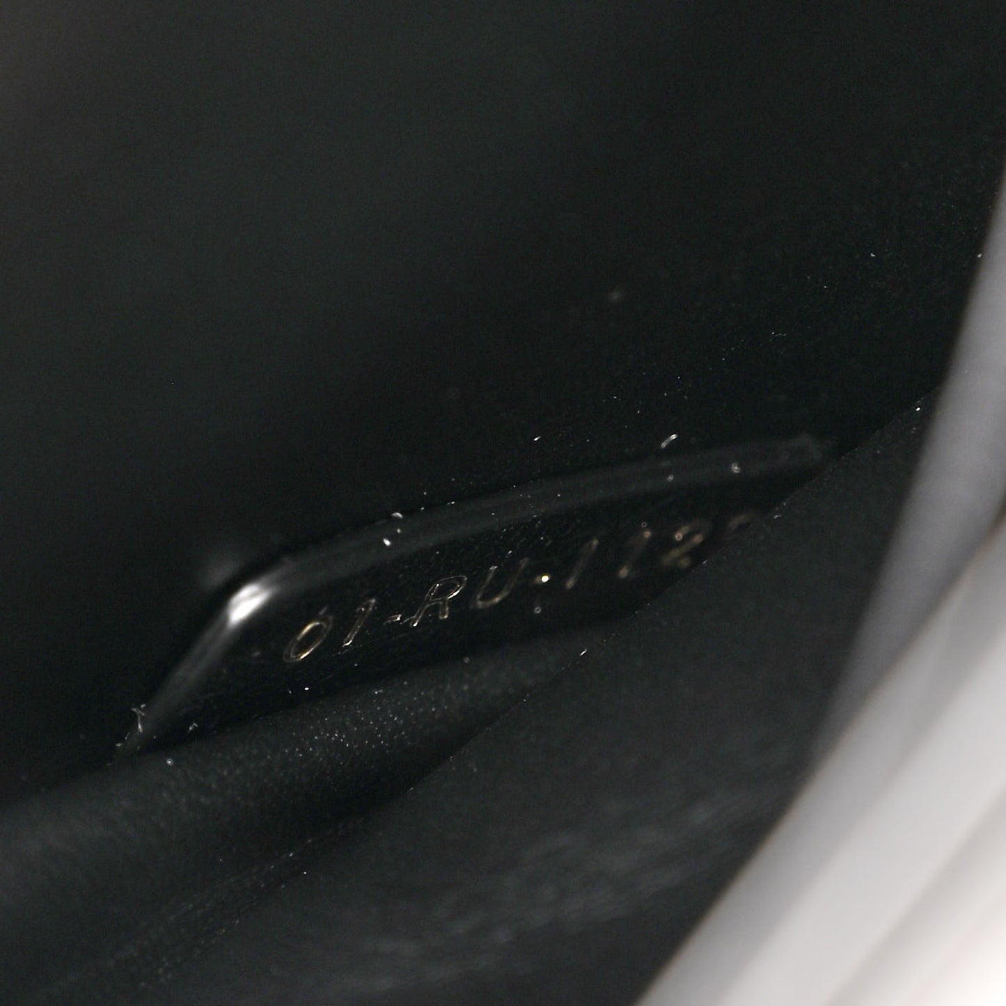 Crackled Lambskin 30 Montaigne Box Bag Black