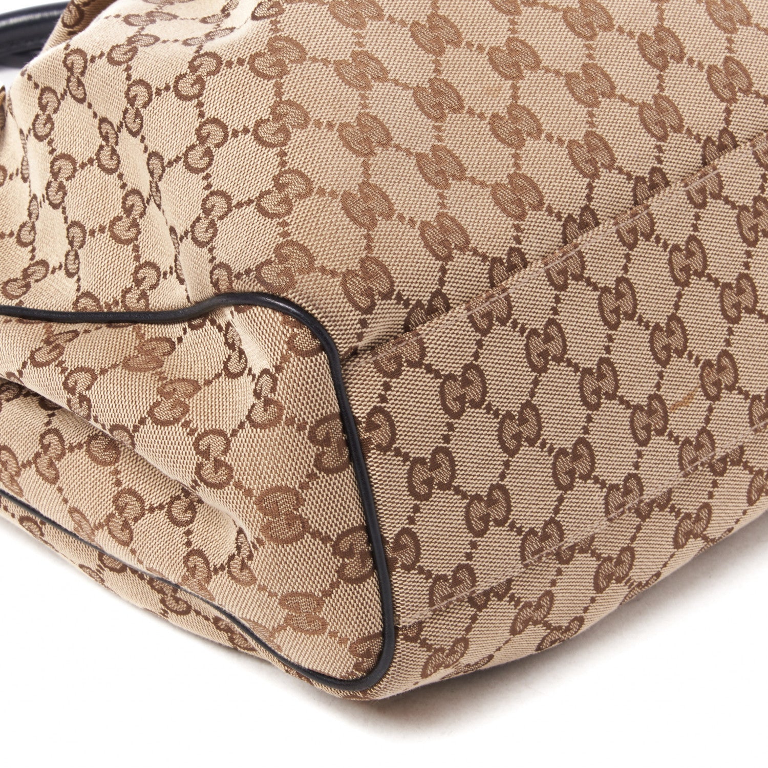 Gucci Monogram Medium Sukey Tote Black 6 of 8