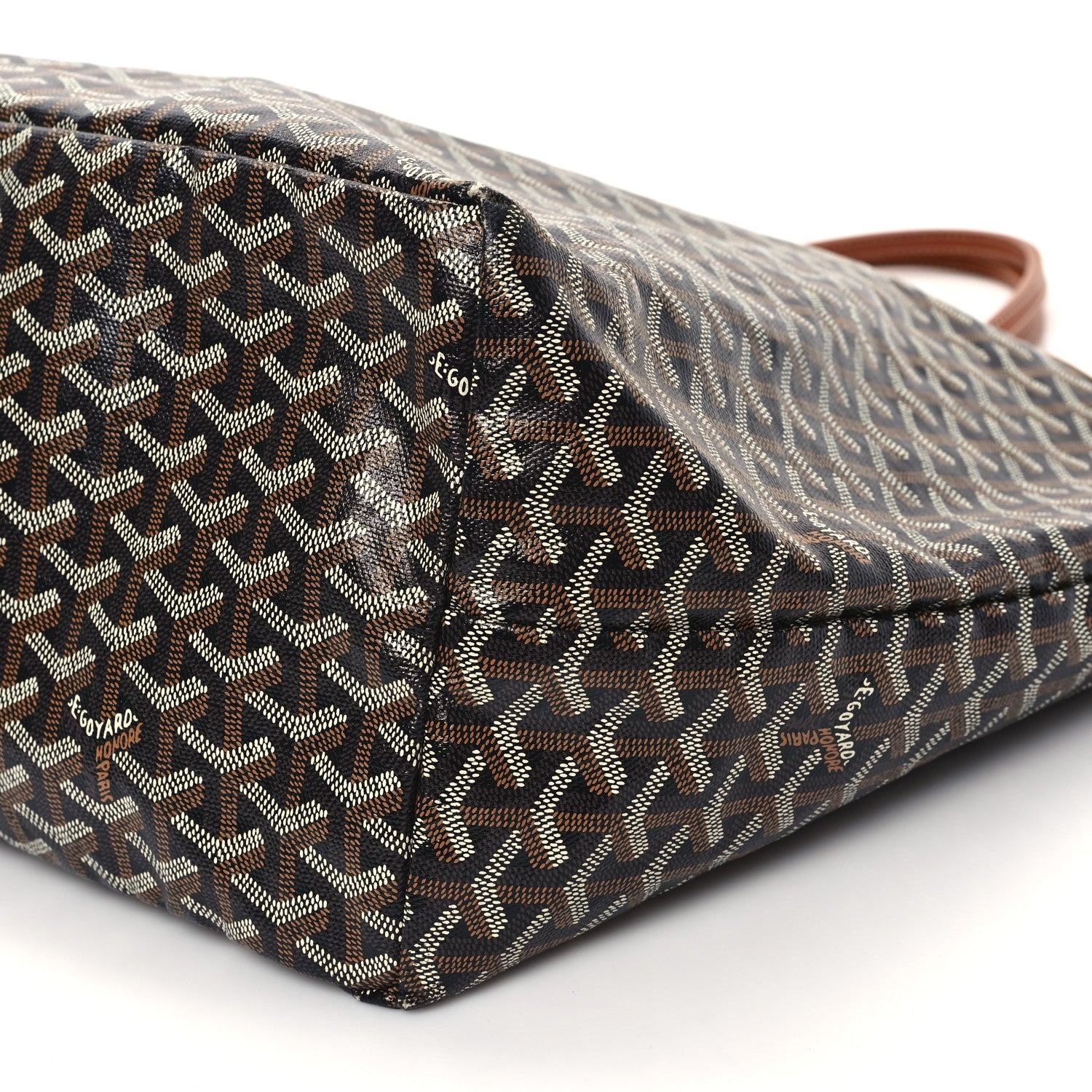 Goyard Goyardine Saint Louis GM Black Gold 10 of 13