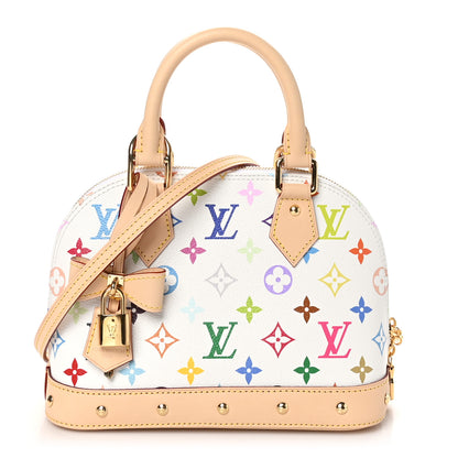 Louis Vuitton LV x TM Monogram Multicolor Alma BB White 1 of 10