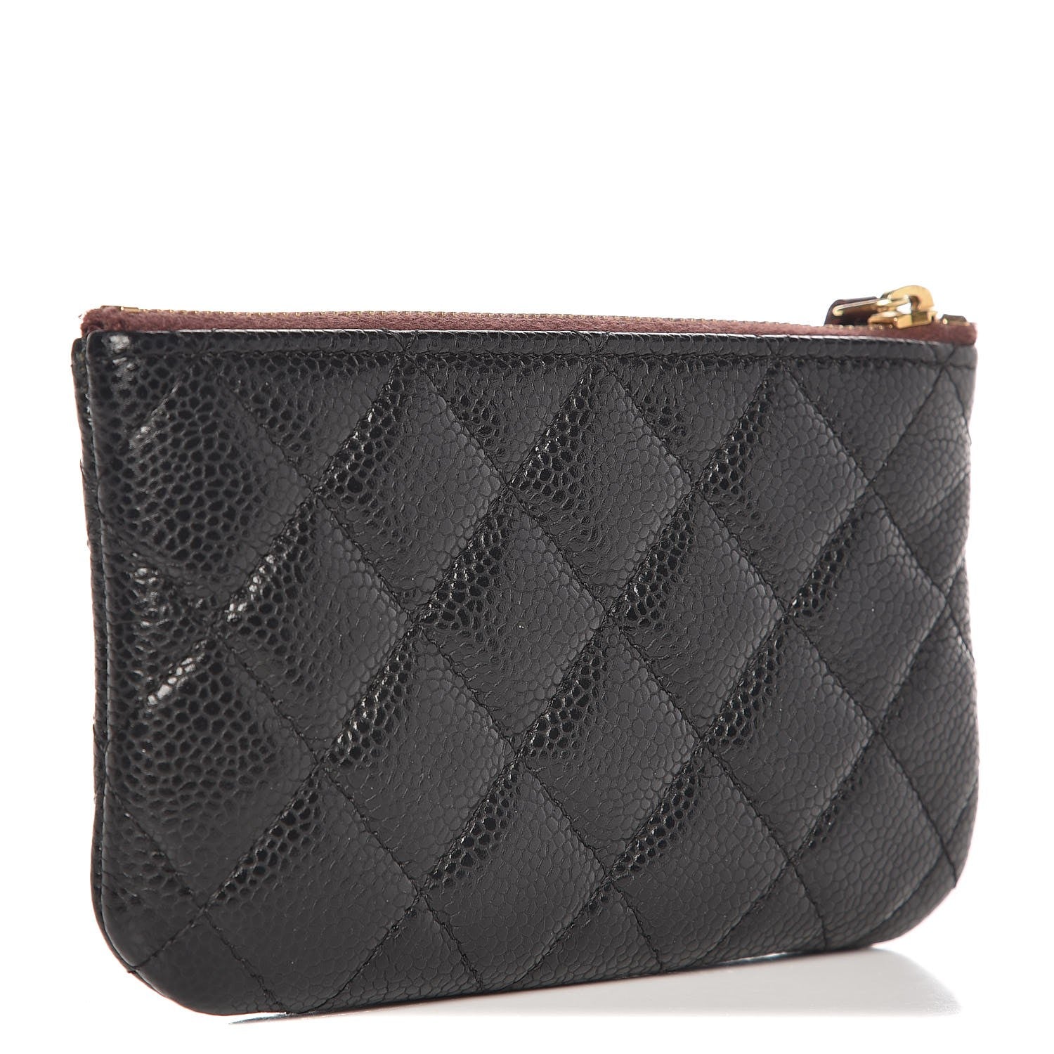 Chanel Caviar Quilted Small Cosmetic Case Black 3 of 7
