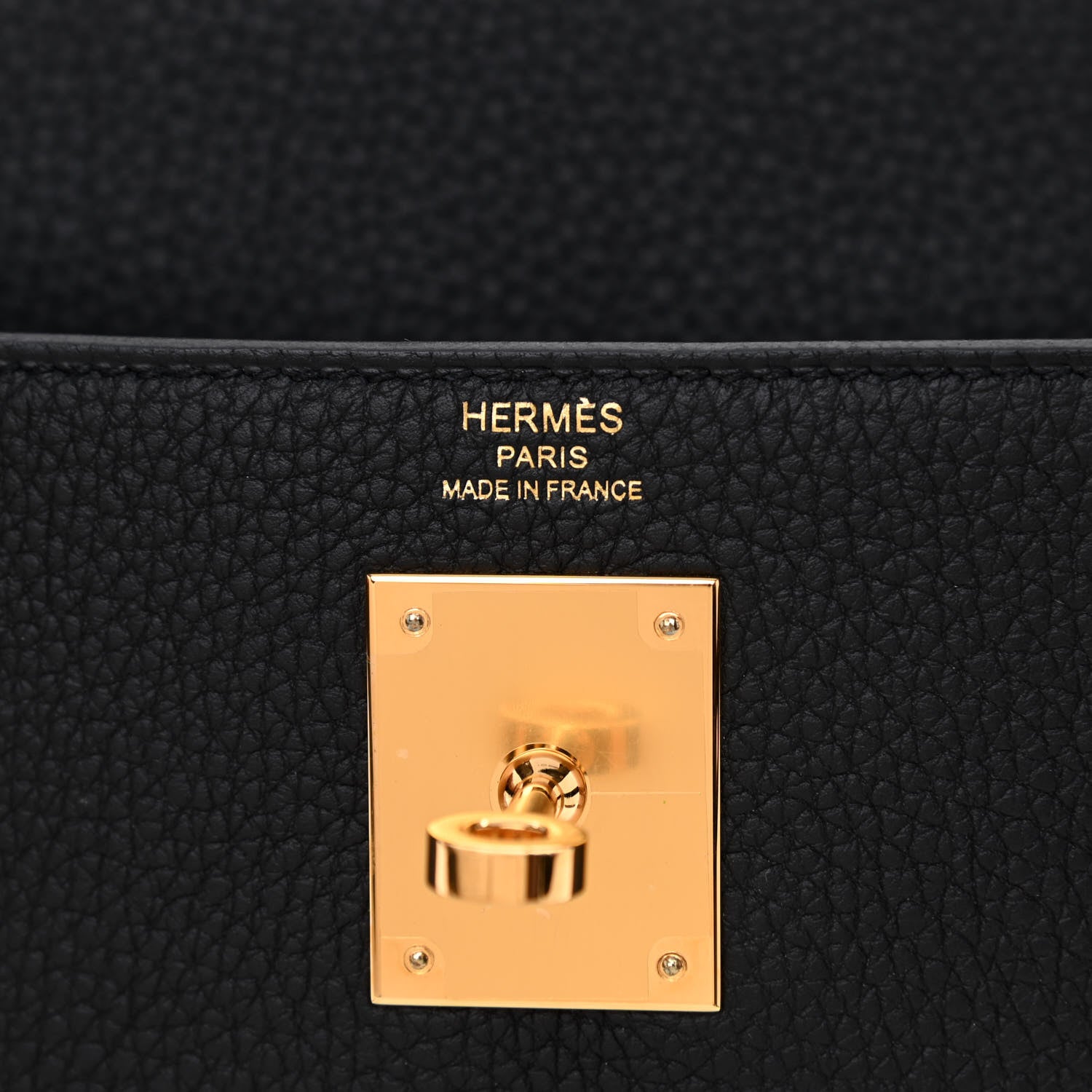 Hermes Togo Kelly Retourne 28 Black 6 of 11