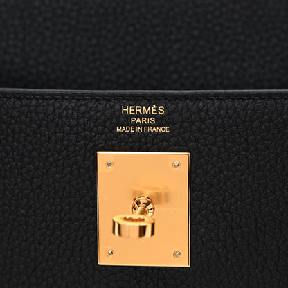 Hermes Togo Kelly Retourne 28 Black 6 of 11
