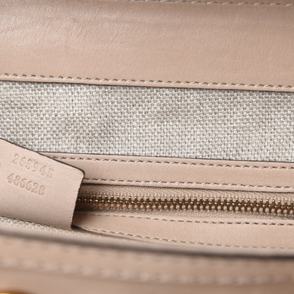 Gucci Calfskin Handmade Medium Top Handle Bag Taupe 10 of 14