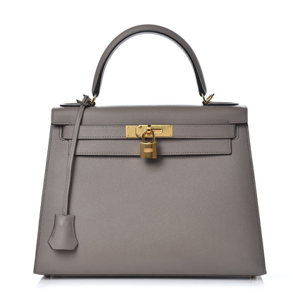 Hermes Epsom Kelly Sellier 28 Gris Asphalte 1 of 34