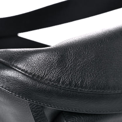 Balenciaga Smooth Calfskin Logo Large Everyday Beltpack Black 12 of 13