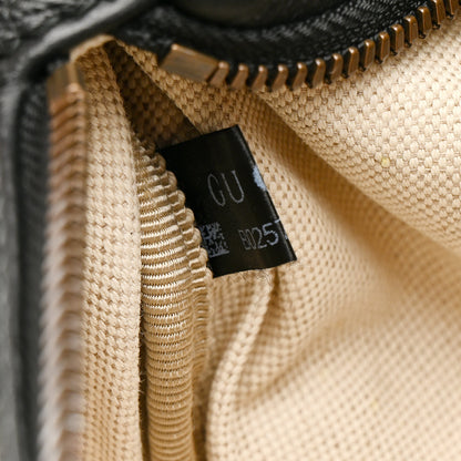 Gucci Grained Calfskin Logo Belt Bag Black 8 of 11