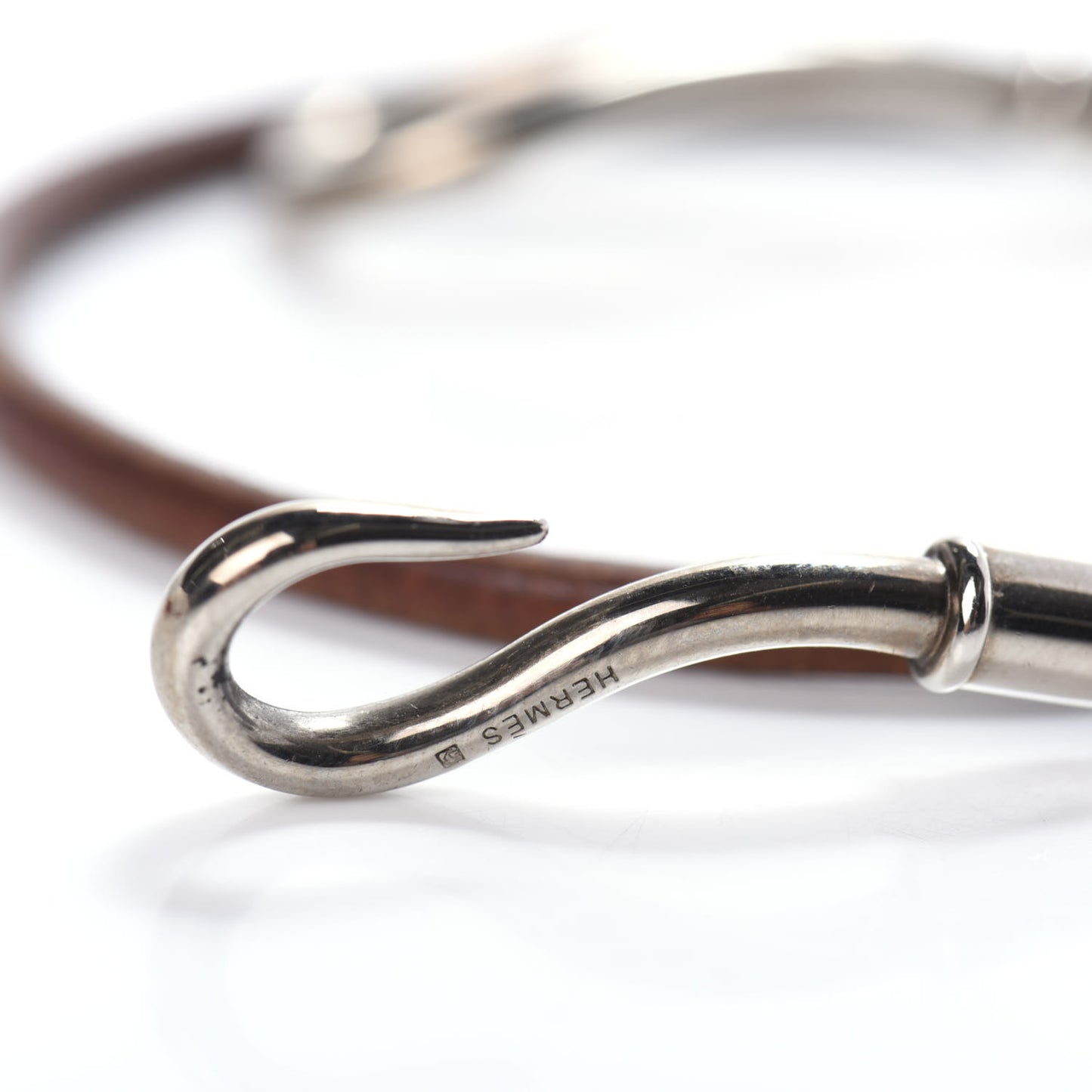 Natural Bridle Jumbo Double Tour Bracelet Bouton