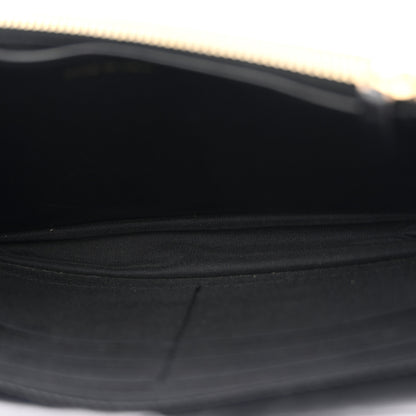 Chanel Lambskin Quilted Golden Class Wallet on Chain WOC Black Black 5 of 12