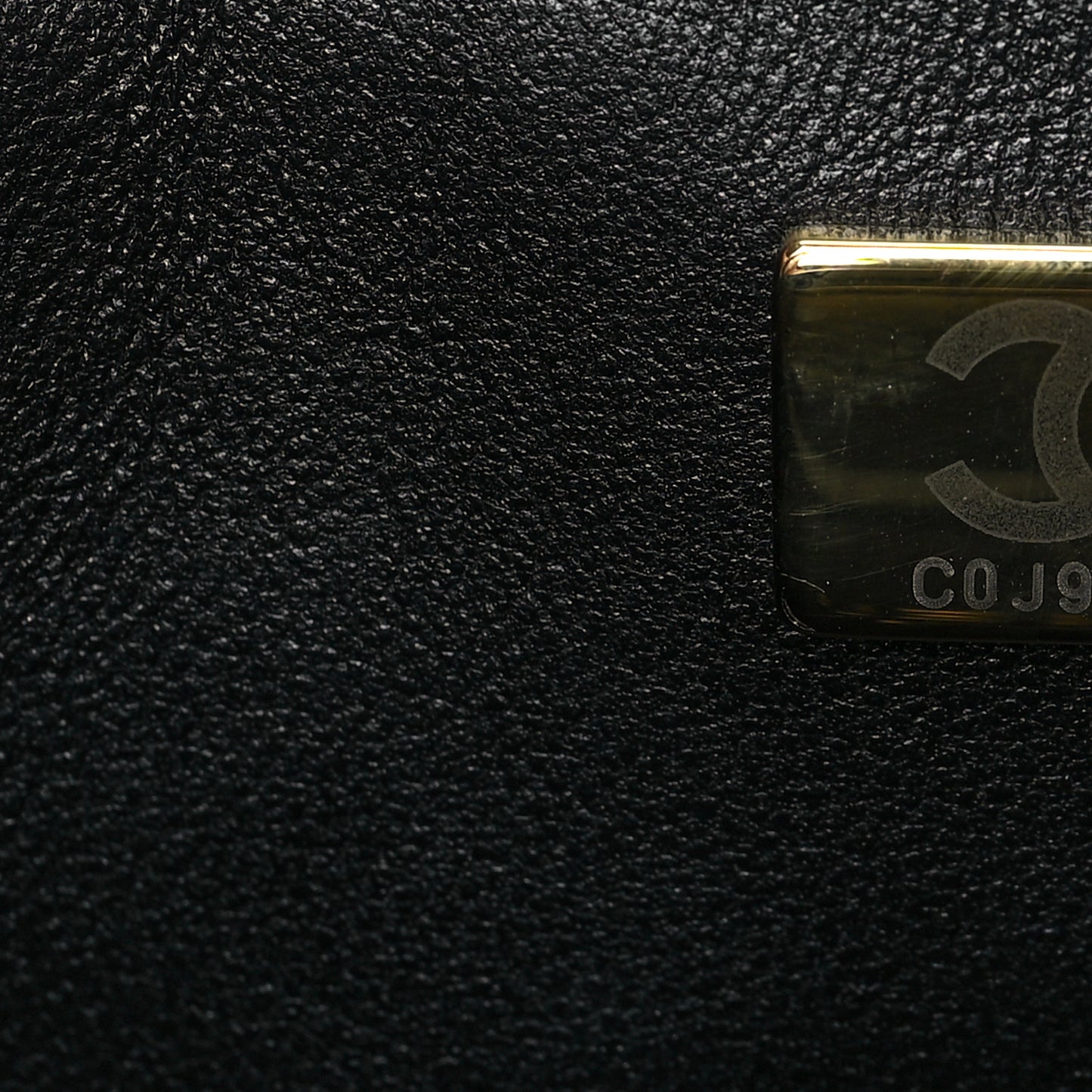 Lambskin Quilted Metal Mini Top Handle Rectangular Flap Black