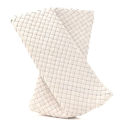 Bottega Veneta Nappa Intrecciato Crisscross Clutch Sherbert Chalk 1 of 6