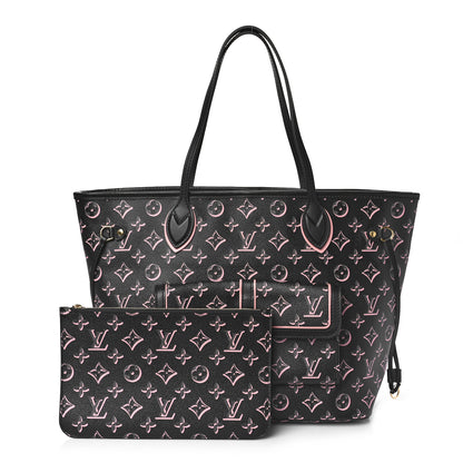 Louis Vuitton Monogram Fall For You Neverfull MM Black 1 of 9