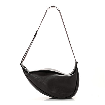 The Row Grained Calfskin Large Slouchy Banana Bag Brunette 1 of 11