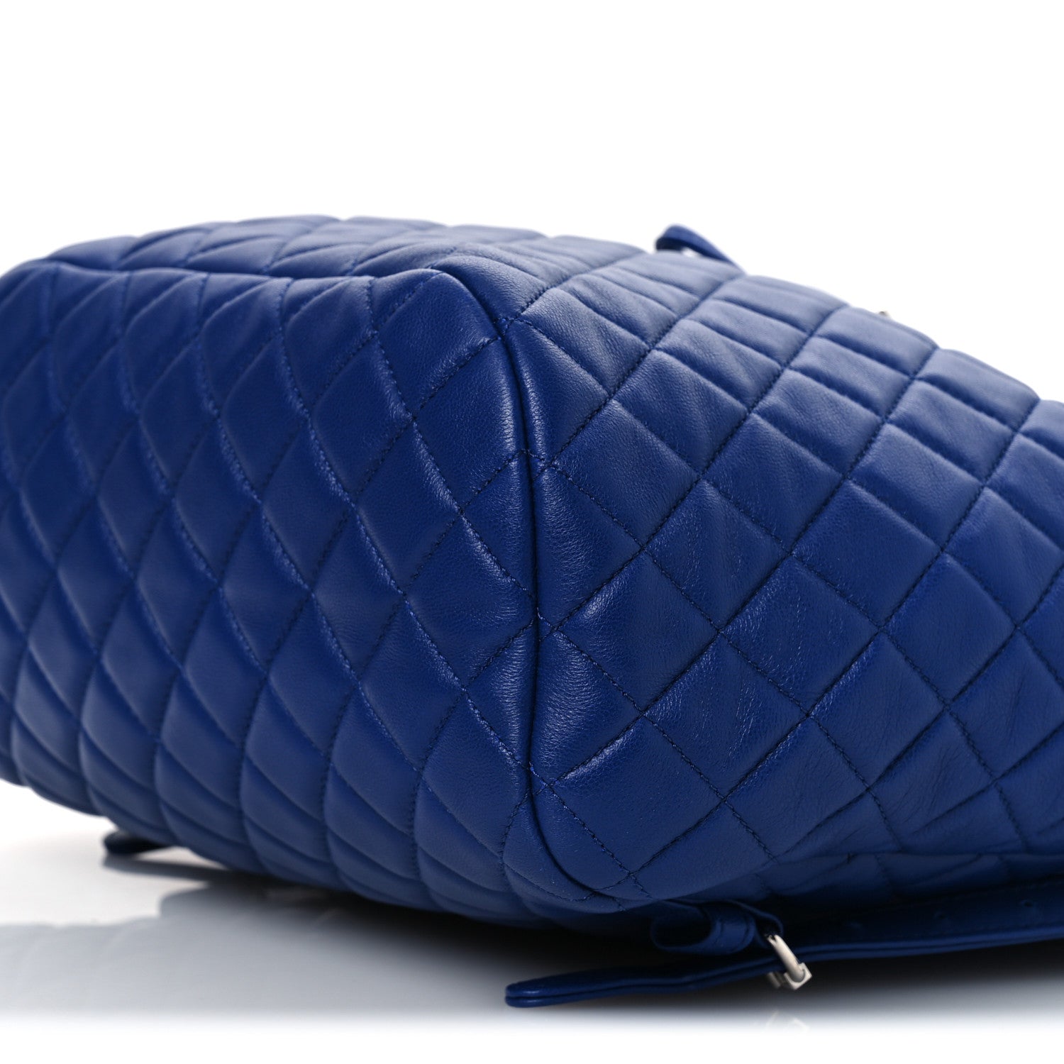 Chanel Lambskin Quilted Large Urban Spirit Backpack Blue 9 of 10