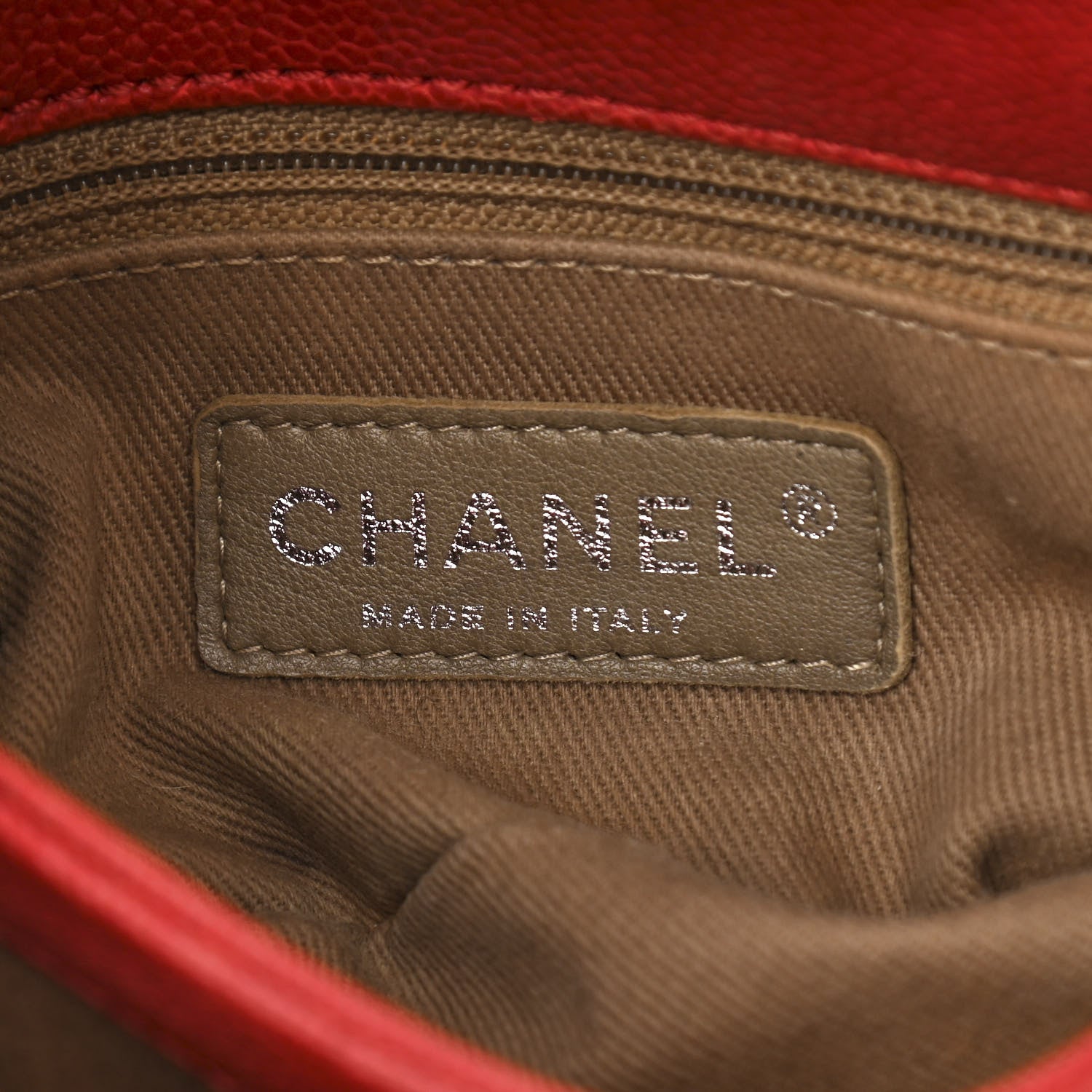 Chanel Caviar Quilted Mini Simply CC Flap Red 8 of 12