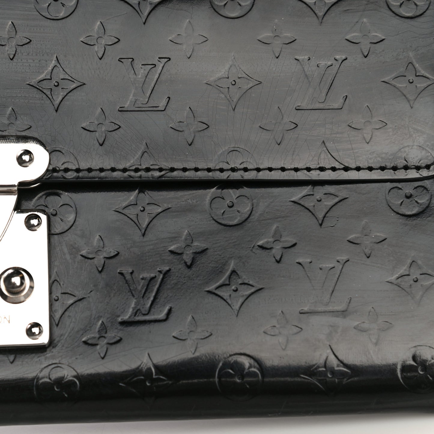 Monogram Glace Anouchka Pochette MM Black