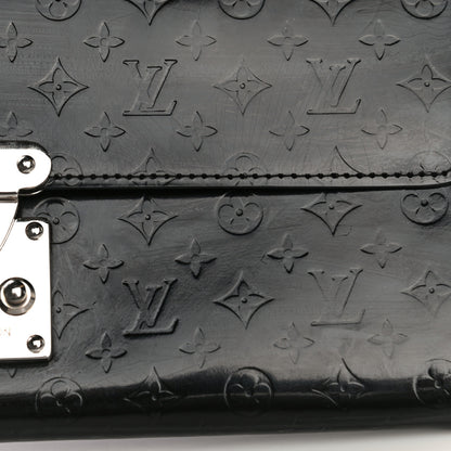 Louis Vuitton Monogram Glace Anouchka Pochette MM Black 15 of 23