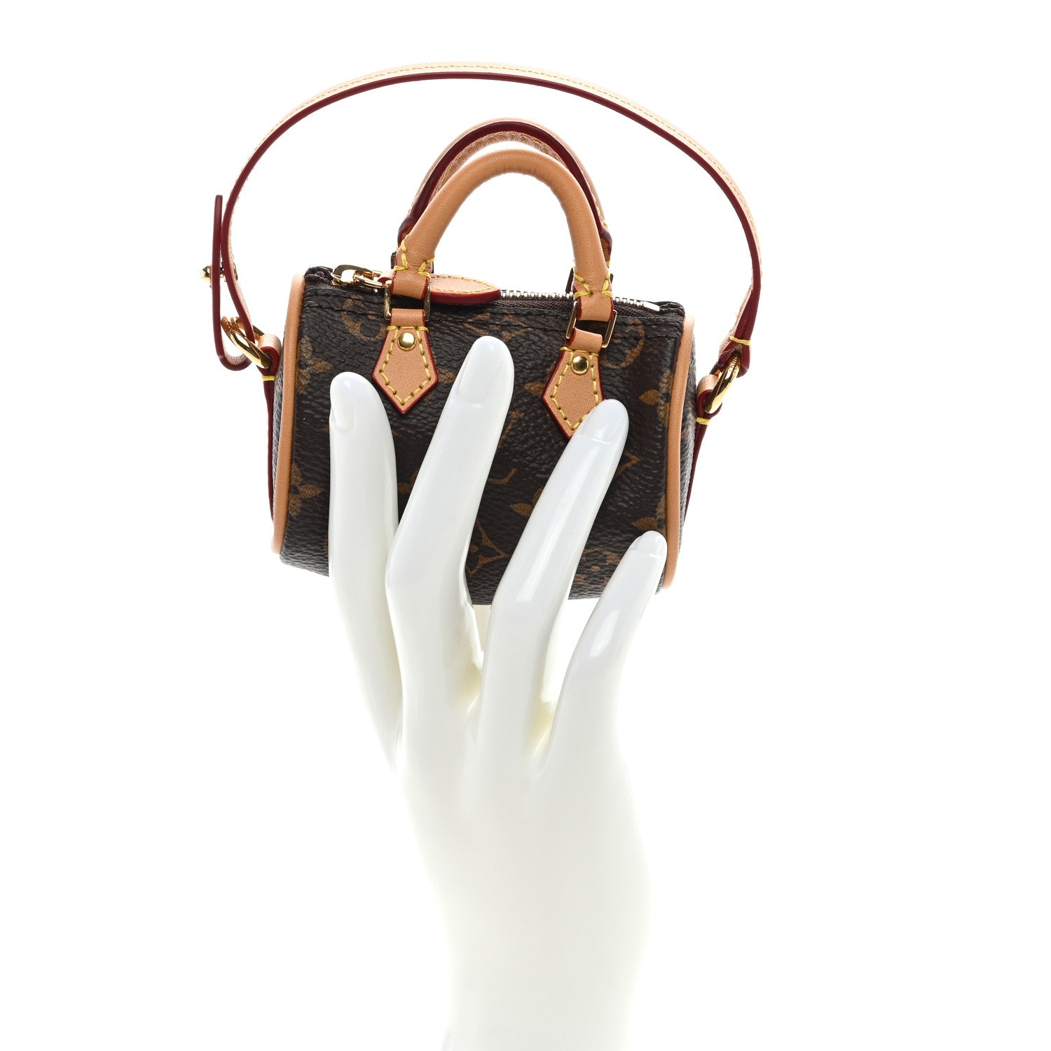 Louis Vuitton Monogram Micro Speedy Bag Charm 2 of 6
