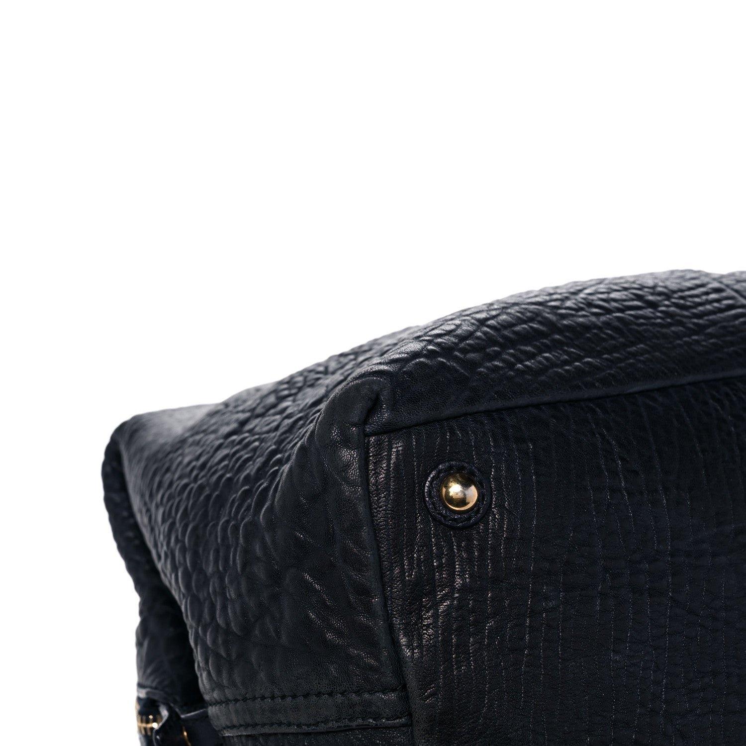 Saint Laurent Pebbled Lambskin Medium Easy Sac Black 8 of 17