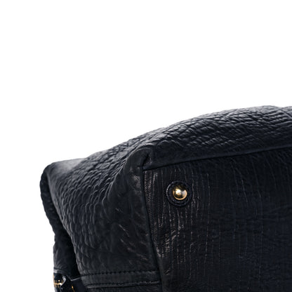 Saint Laurent Pebbled Lambskin Medium Easy Sac Black 8 of 17