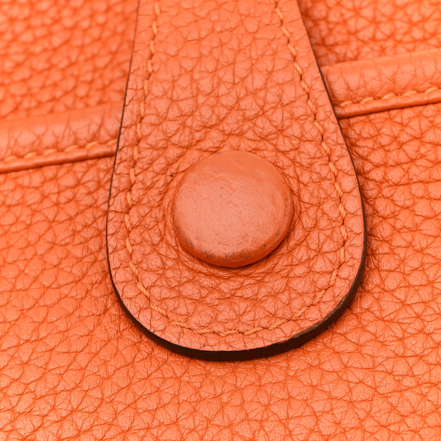 Hermes Taurillon Clemence Evelyne III PM Orange 15 of 15