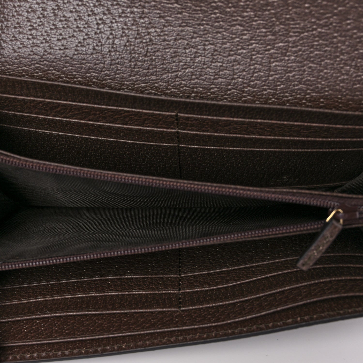 Gucci GG Supreme Monogram Web Ophidia Continental Wallet Brown 5 of 8
