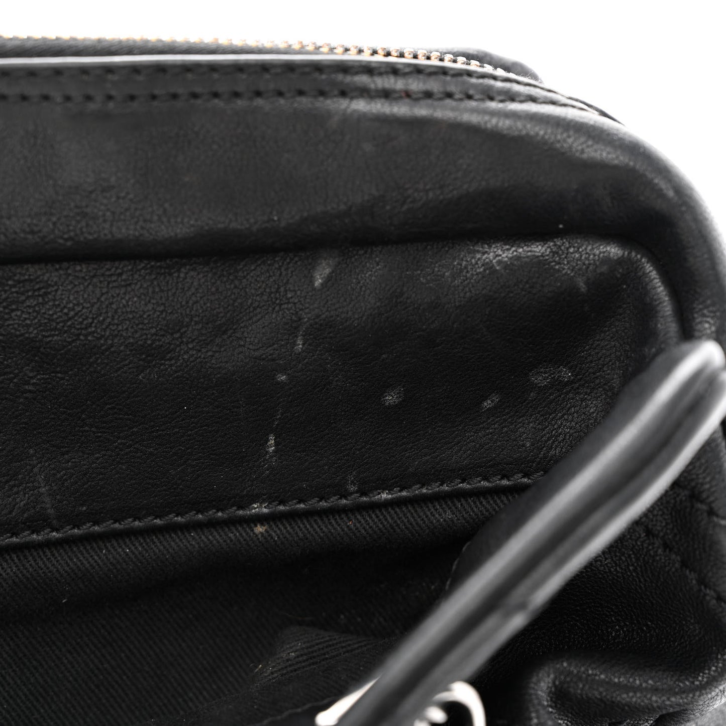 Calfskin Small Diamond Stitch Tote Black