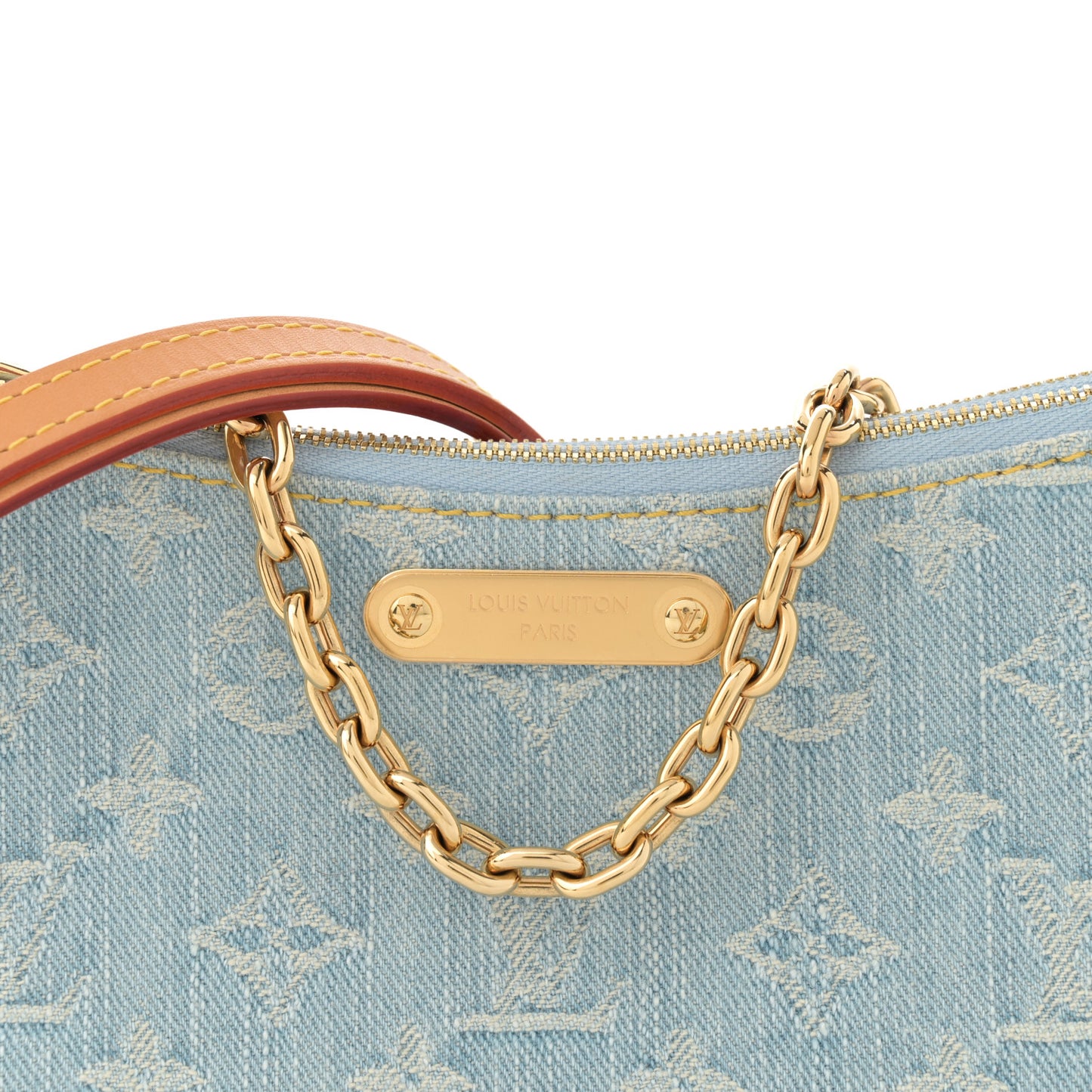 Monogram Denim Liv Pochette Sky Blue