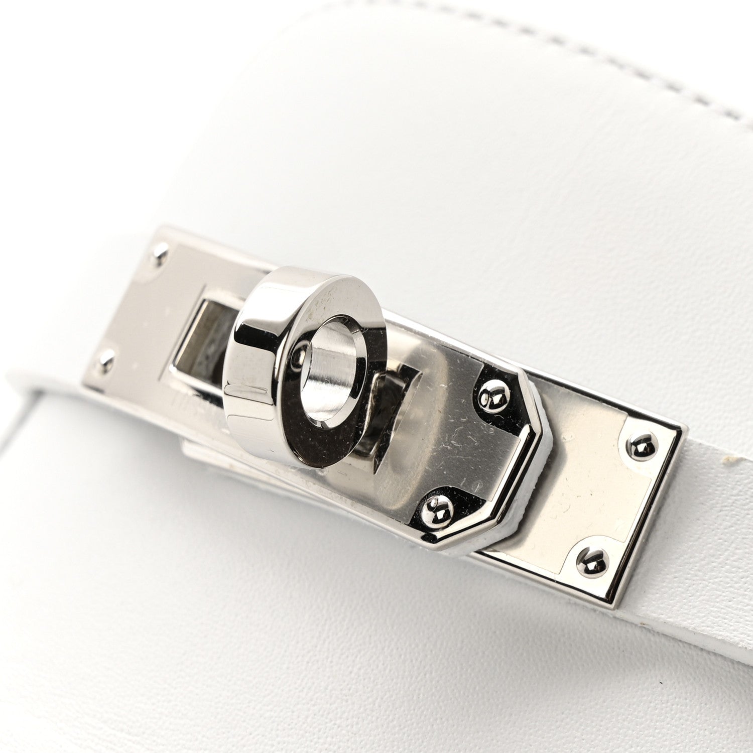 Hermes Calfskin Oz Mules 38.5 White 10 of 11