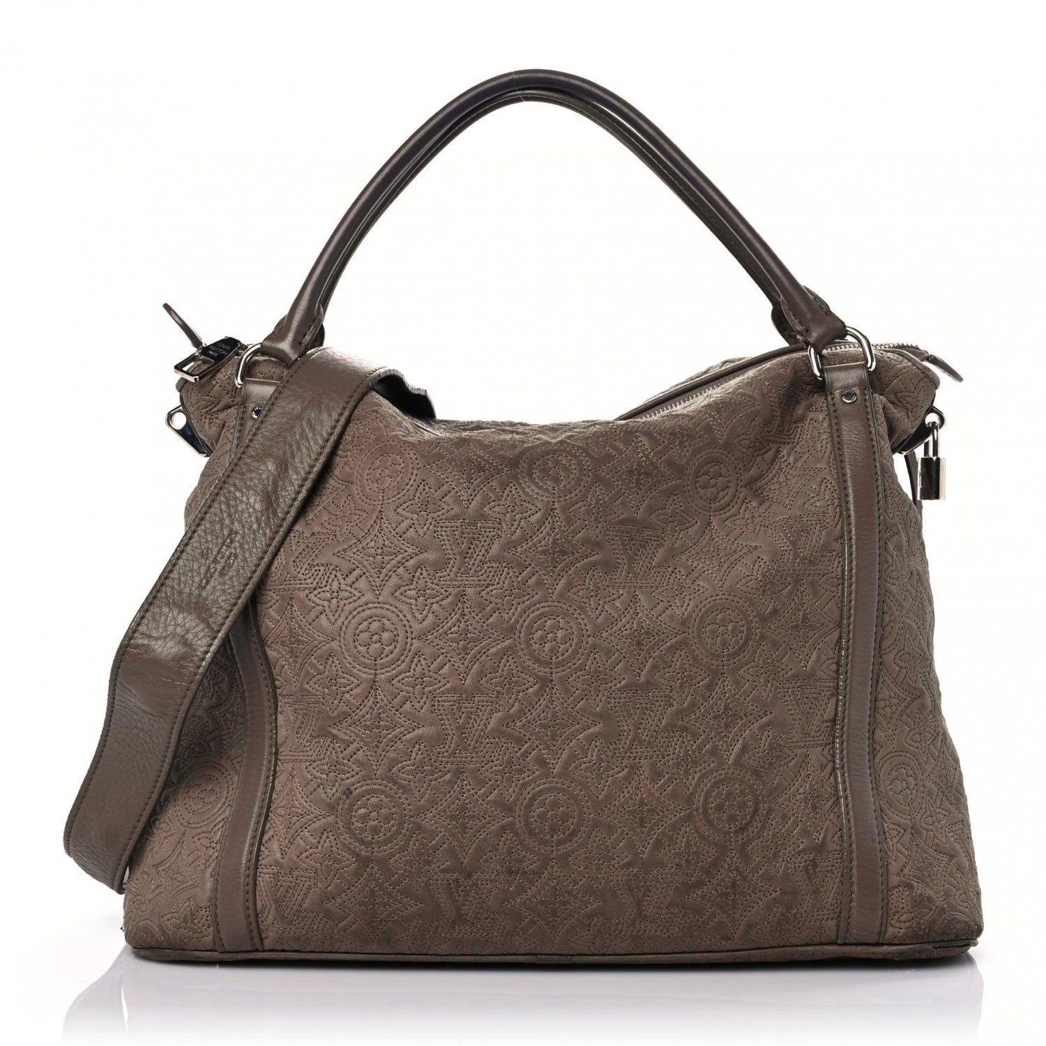 Louis Vuitton Monogram Lambskin Antheia IXIA MM Chocolate 1 of 19