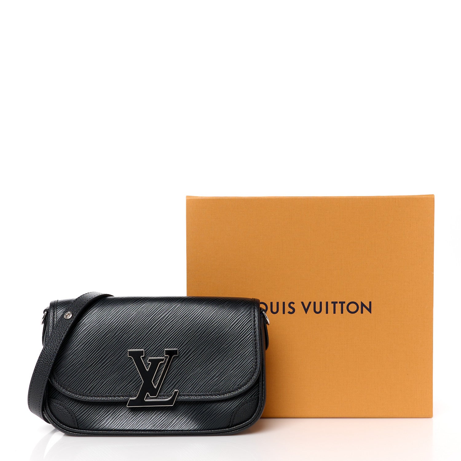 Louis Vuitton Epi Buci Crossbody Black 10 of 10