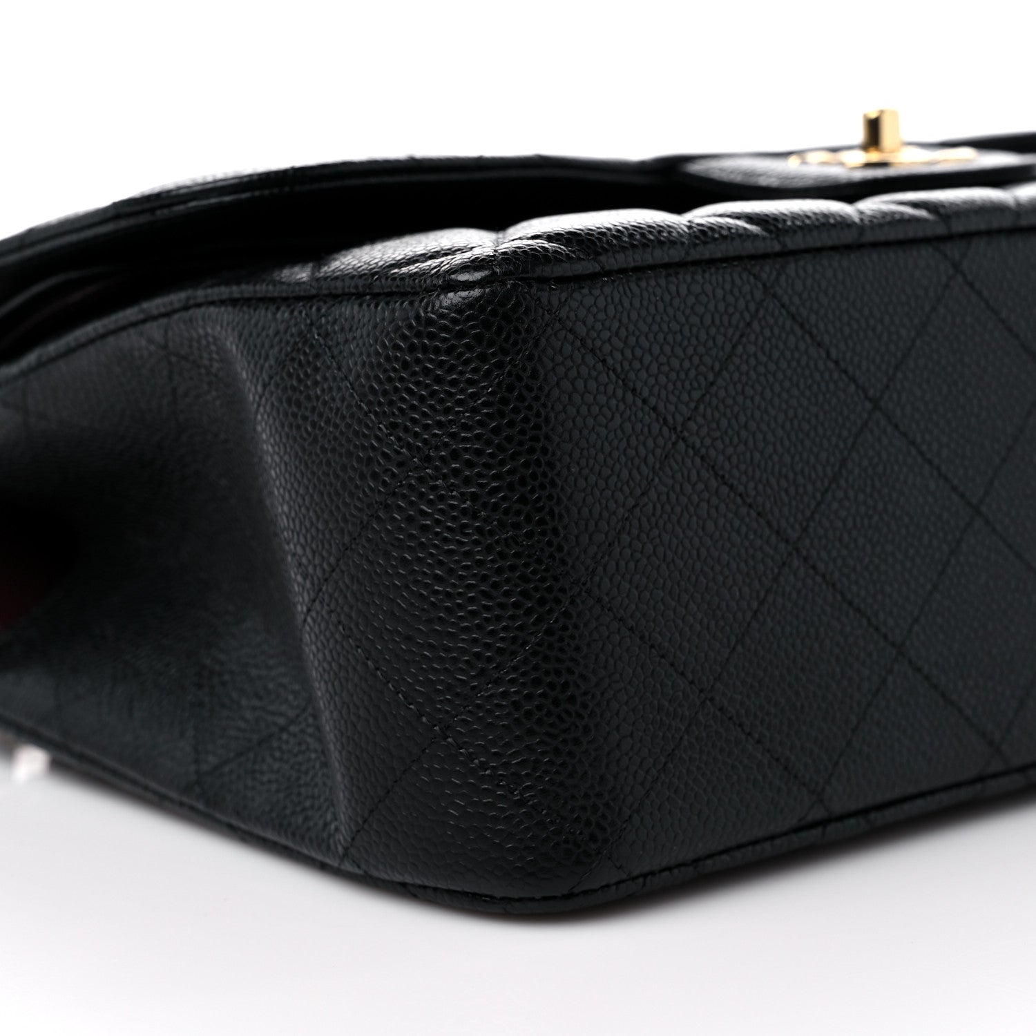 Chanel Caviar Quilted Jumbo Double Flap Black 9 of 11