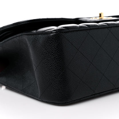 Chanel Caviar Quilted Jumbo Double Flap Black 9 of 11