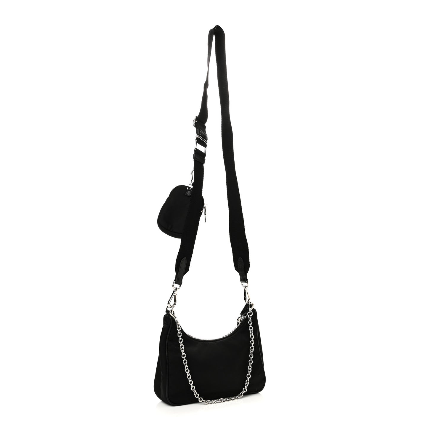 Nylon Re-Edition 2005 Shoulder Bag Black