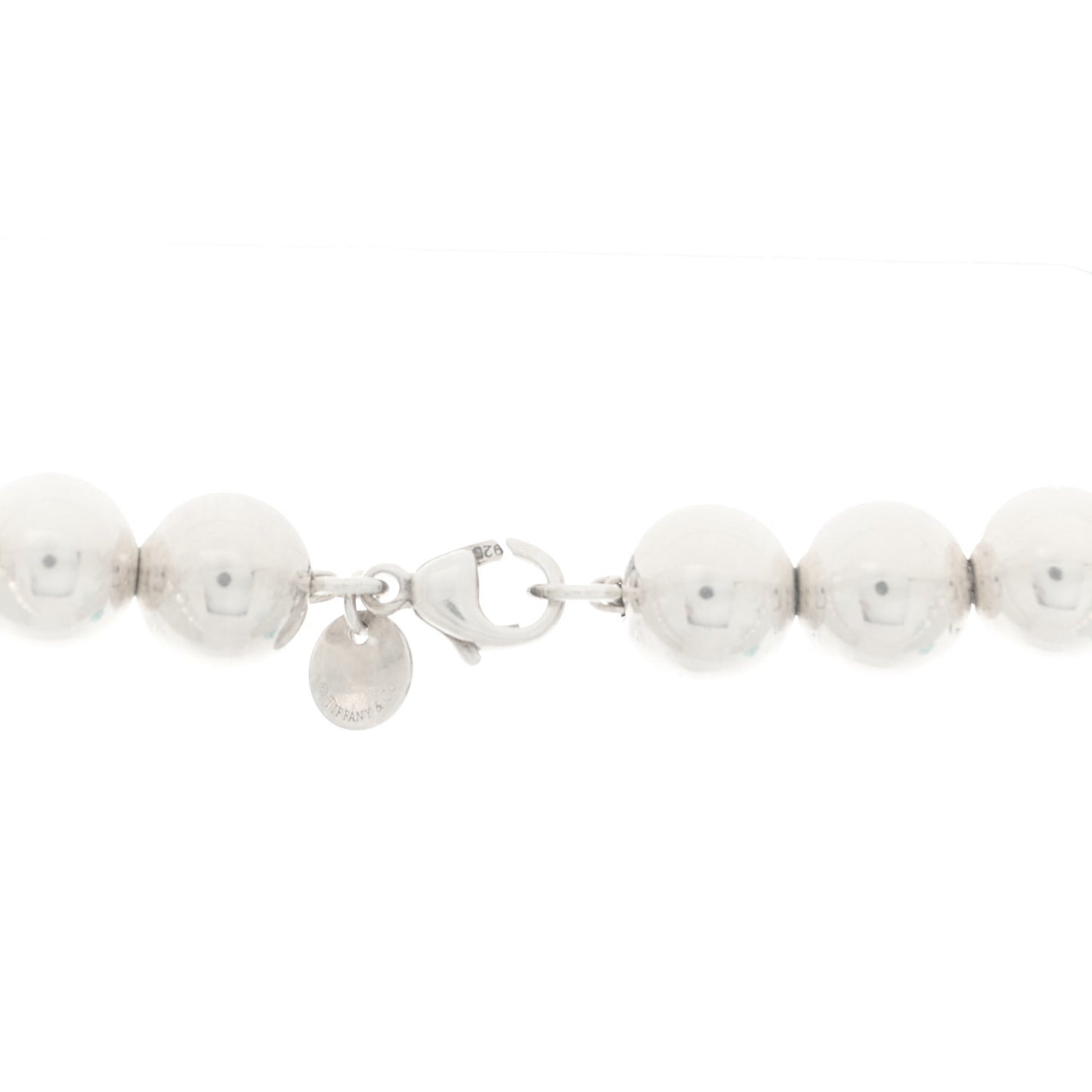 Sterling Silver 10mm Hardwear Ball Necklace