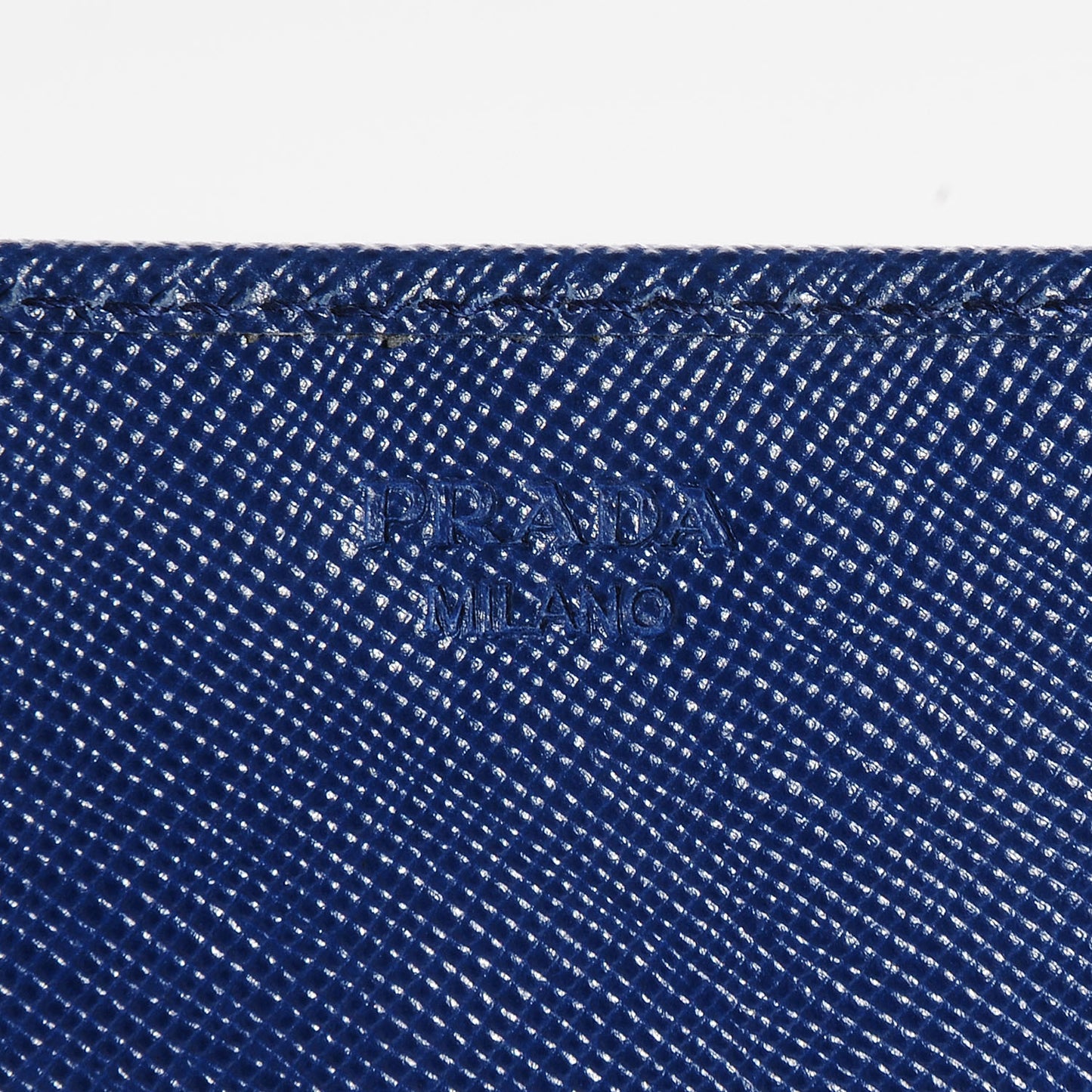 Saffiano Metal Continental Flap Wallet Cobalto