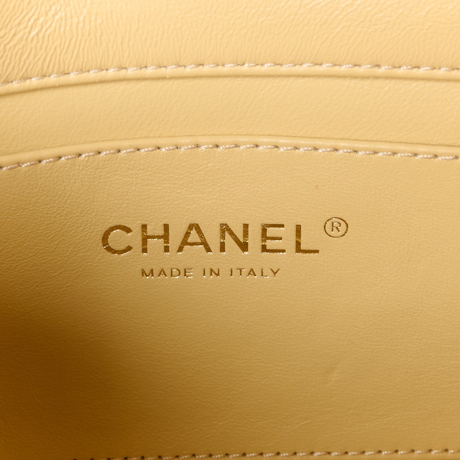 Chanel Lambskin Enamel Quilted Mini Pending CC Square Flap Yellow 6 of 14
